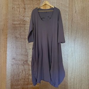 Luukaa Purple Lagenlook Seamed Dress, Women's Size US 20